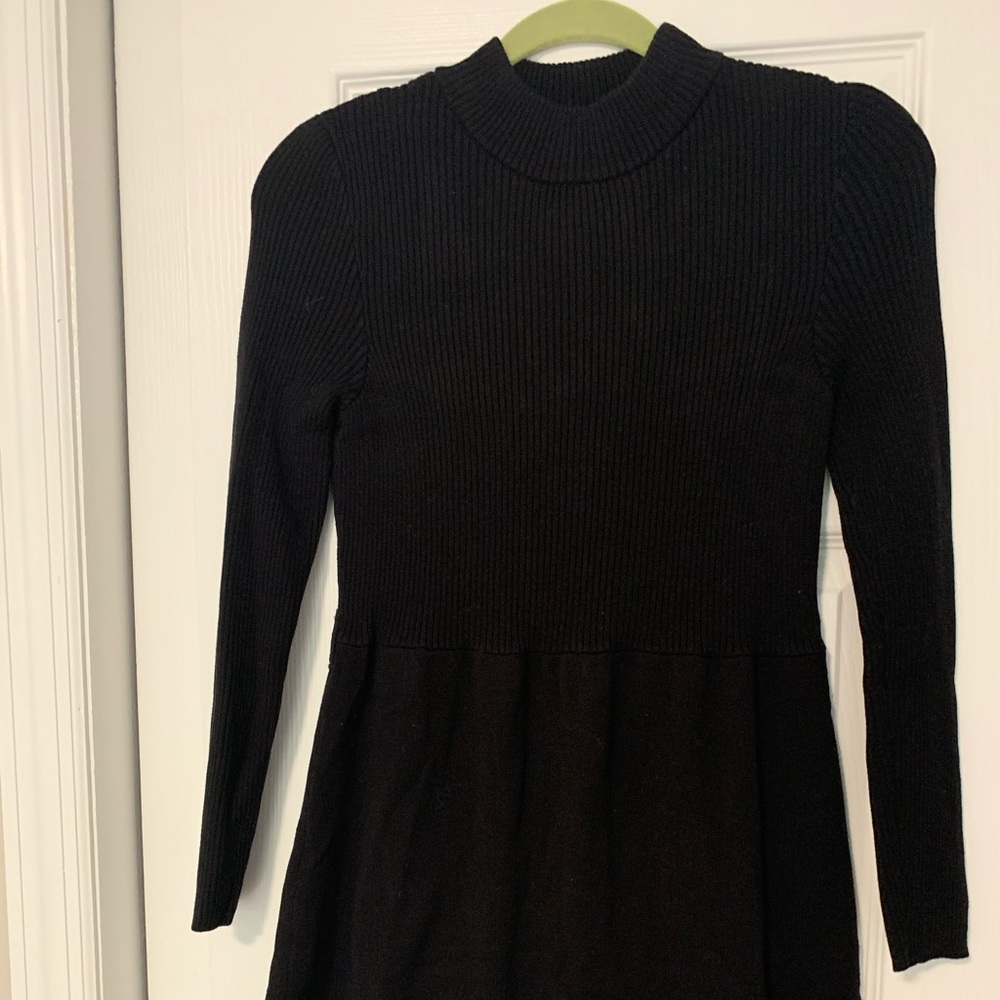 FREE PEOPLE Black Sweater Dress
